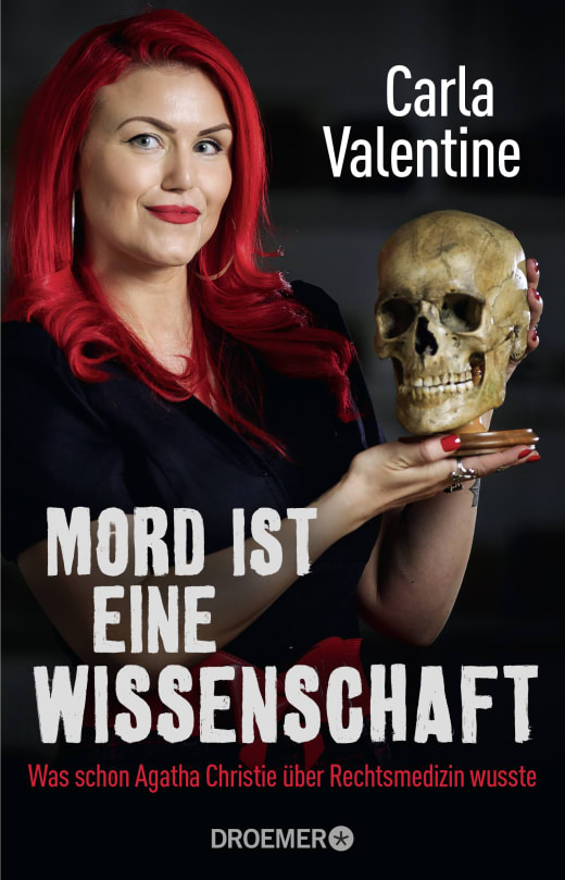 Titelcover des Fachbuches Mord ist eine Wissenschaft von Carla Valentine